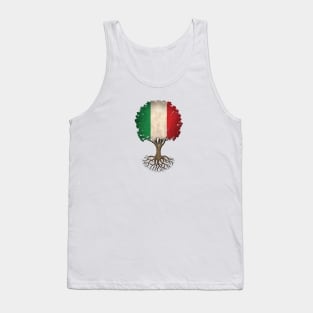 Tree of Life with Italian Flag Tank Top